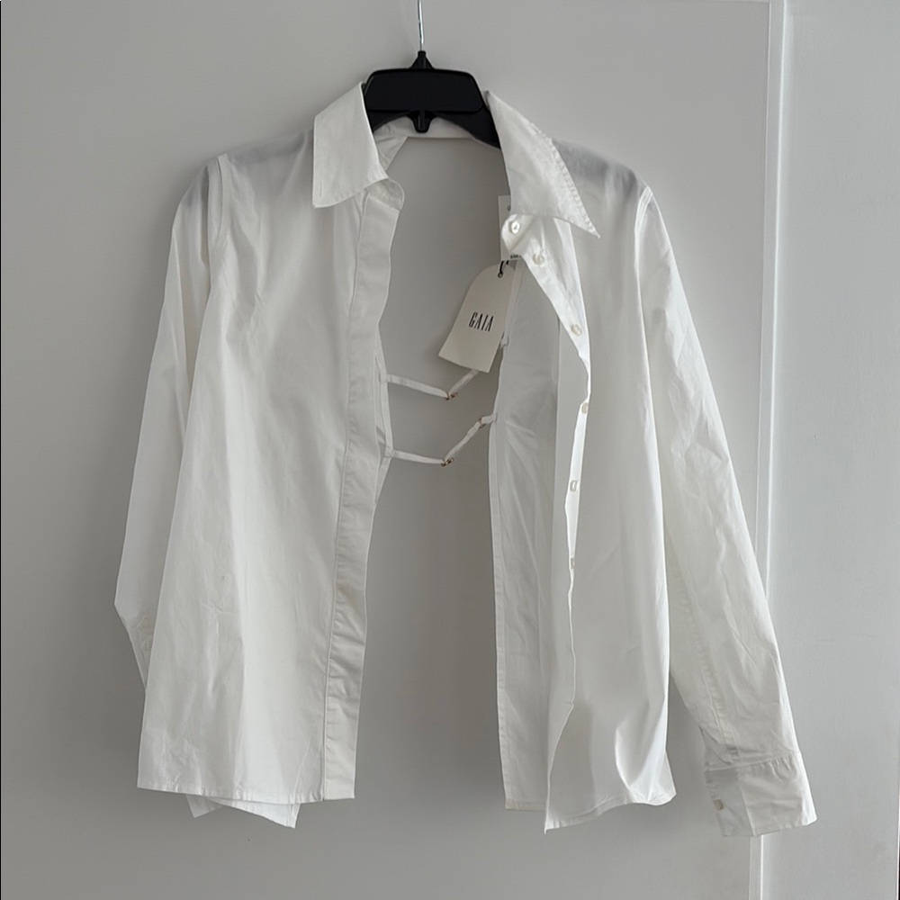 Gap × Cult Gaia Backless Classic Shirt
